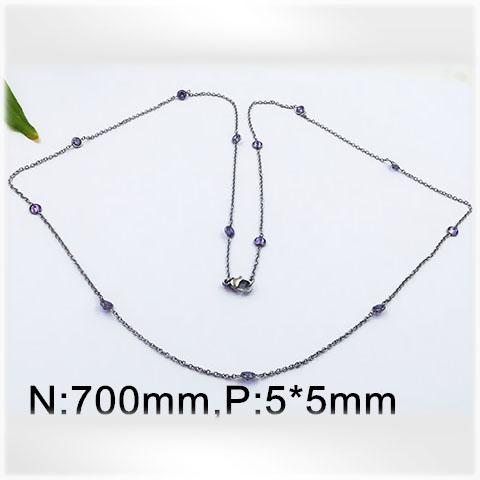 Ocelový náhrdelník - Hmotnost: 4.2 g, N:700mm