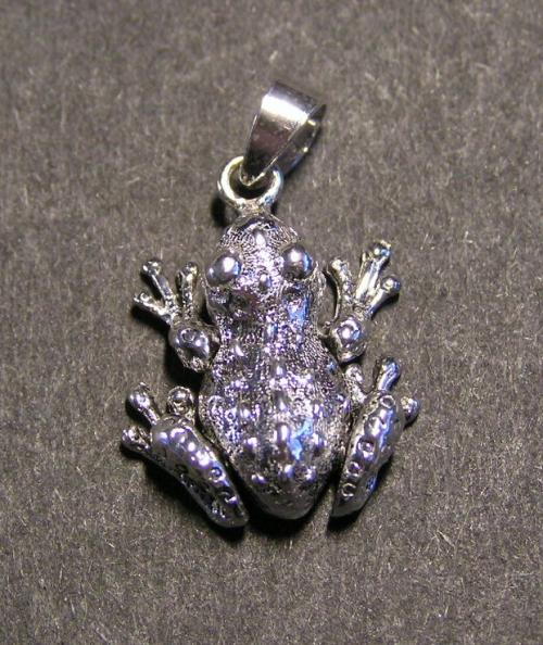 Ropucha - žába - stříbrný přívěsek / přívěsek ze stříbra