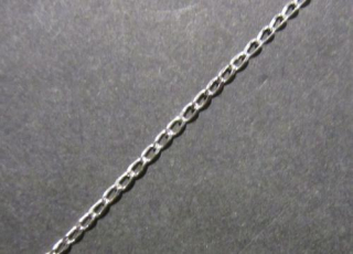 Klasický C - stříbrný řetízek - délka 45cm - rhodiovaný