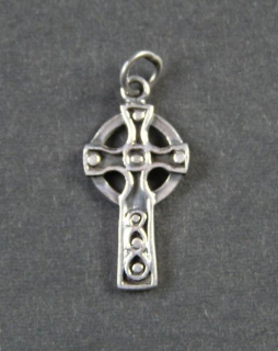 Stříbrný keltský křížek - stříbrný přívěsek
