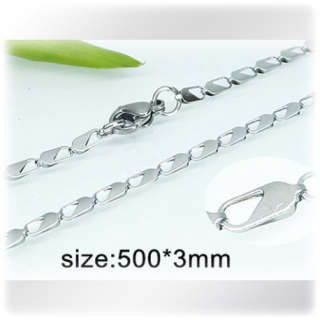 Ocelový náhrdelník - 500x3mm