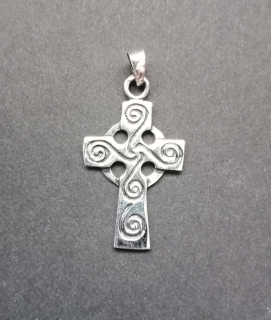 Keltský kříž - stříbrný přívěsek