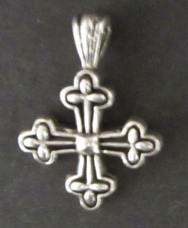 Malý maltézský kříž - stříbrný přívěsek