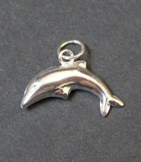 Delfínek - stříbrný přívěsek