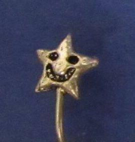 Hvězdička - piercing náušnice do nosu / nosovka ze stříbra