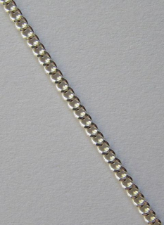 Klasický B - stříbrný řetízek - délka 45cm