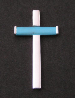 Kříž - varianta 2 - stříbrný přívěsek