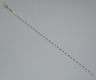 Obdélníkový řetízek na ruku - 18 cm