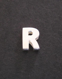 Písmeno R - stříbrný přívěsek