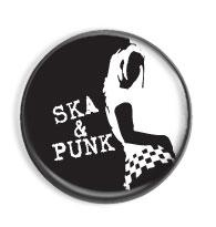 Ska a punk - button
