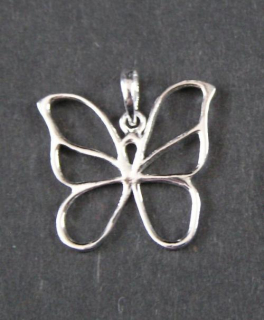 Motýlek - stříbrný přívěsek / přívěsek ze stříbra