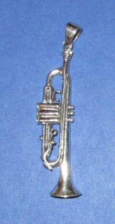 Velká trumpeta - stříbrný přívěsek
