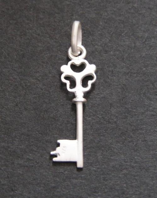 Klíček - varianta 2 - stříbrný přívěšek