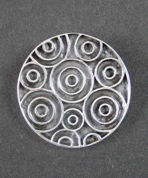 Kruhy v kruhu - stříbrný přívěsek