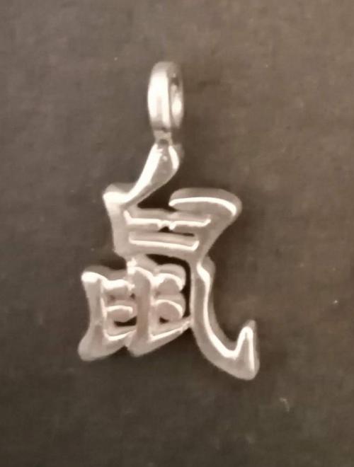 Krysa (čínské znamení) - Stříbrný přívěsek - varianta 2