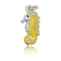 Mořský žlutý koník - stříbrný přívěsek