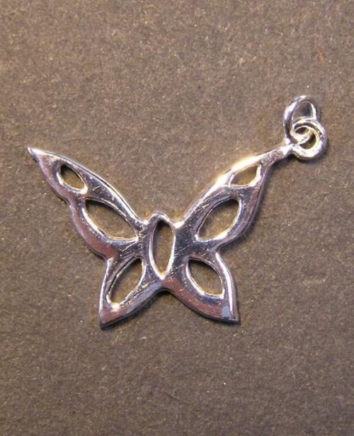 Butterfly (motýl) - stříbrný přívěsek