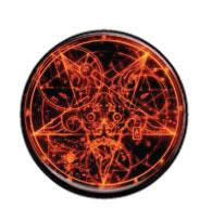 Pentagram (hell) - button