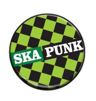 Ska punk (zelený) - button