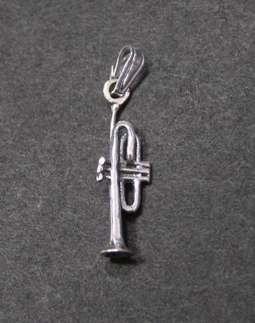 Trumpeta - stříbrný přívěsek