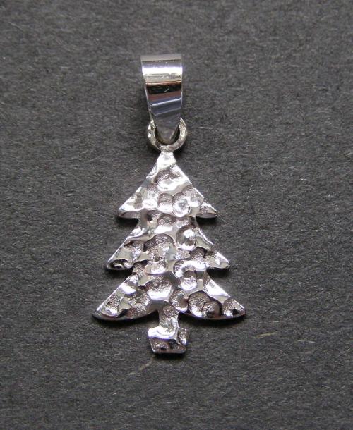 Vánoční stromeček - stříbrný přívěšek