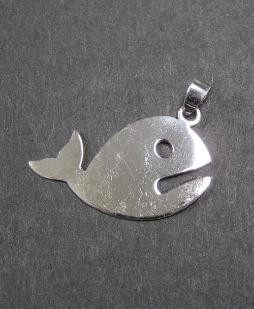 Velryba - stříbrný přívěšek na krk