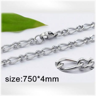 Ocelový náhrdelník - Hmotnost: 16.3 g, 750*4mm